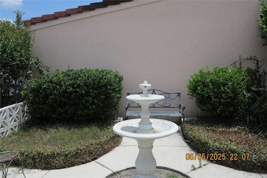 Fountain in front