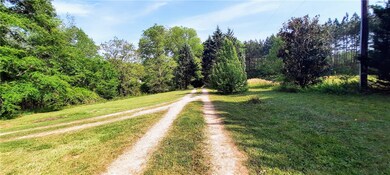 Driveway towards the entrance of the property.