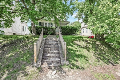 Staired entry from the street