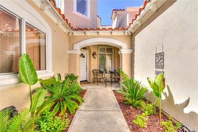 Private courtyard with lush plants ~ 