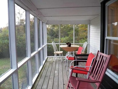 Covered Porch. Nice screened in...