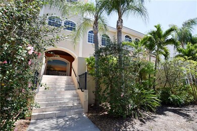 Entrance to spectacular townhome