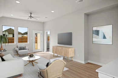 Living Room in the Birch home plan by Trophy Signature Homes – REPRESENTATIVE PHOTO