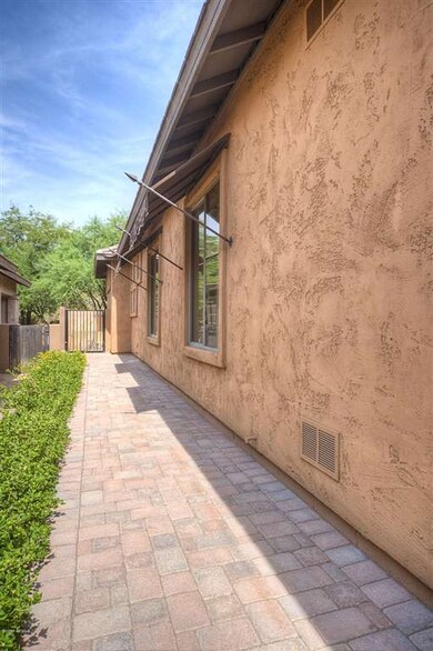 Left side view of home