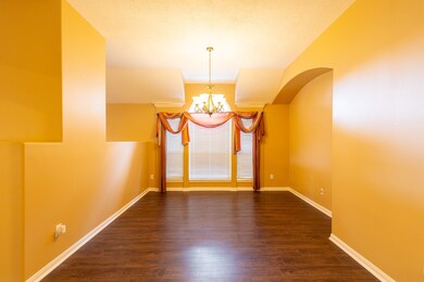 Large formal dining room.