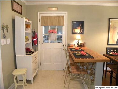 Breakfast bar area