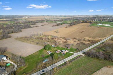 From the NW side of the property looking SE