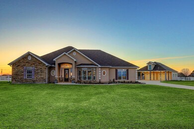This elegant home features 3/4 spacious bedrooms,
