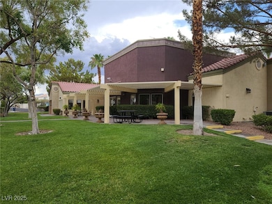 Club house with common area yard