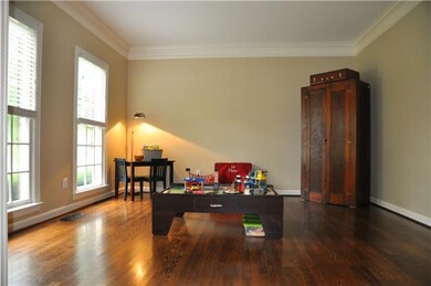 Formal Living Room or Office, Beautiful Hardwoods and Crown Moulding