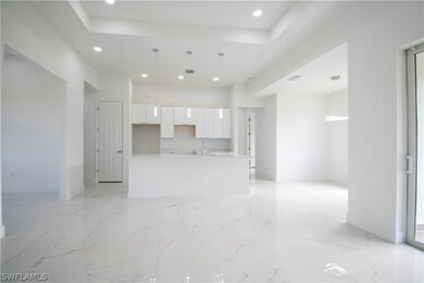 KItchen and living view