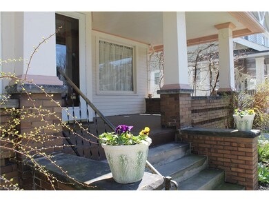 Another view of the attractive front porch.