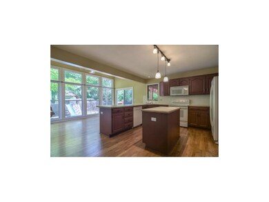 Kitchen features great natural light