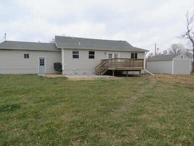 Back of house, patio and deck