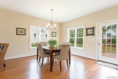 Dining Area Looking Out on Deck