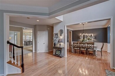 VIEW OF DINING ROOM FROM FOYER