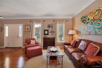 View of formal living room from the dining room.