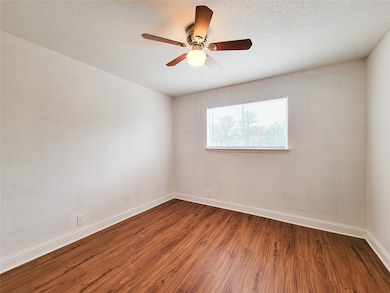 All bedrooms have laminate flooring and ceiling fa