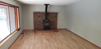 Living Room with Certified Wood Stove