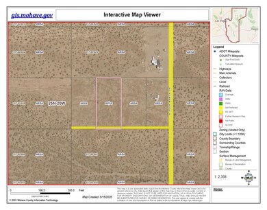 Map / location with property parcel outlined