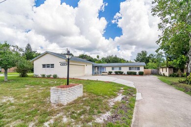 Large driveway