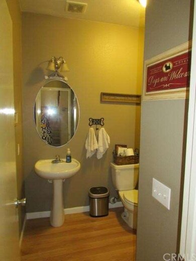 Downstairs powder room