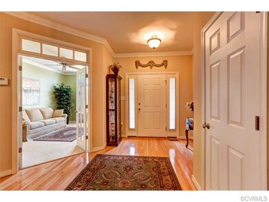 Enter through the formal Foyer
