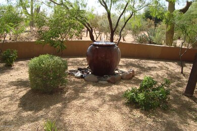 Second bubbling fountain in courtyard