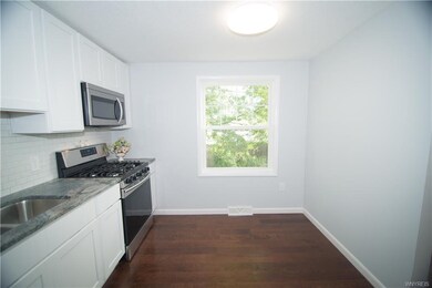 New white cabinets.