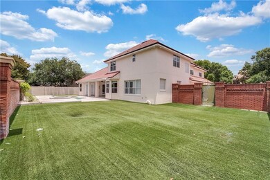 Large fenced yard