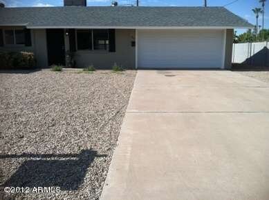 garage and front