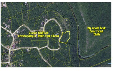 Lot 77 2 acre lot outline