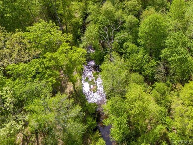 Closer view of the creek