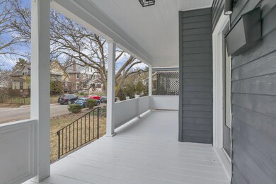 Expansive front porch