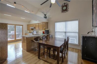 The renovated kitchen has beautiful quartz counter