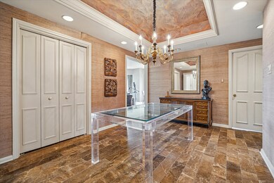 FOYER: 15 x 11 Spacious entry with subway marble f