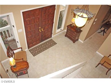 Foyer - Spacious 2-story foyer with ceramic tile f