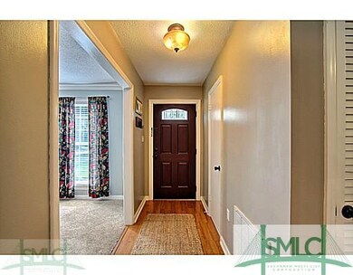 Foyer. Bright and cheerful  foyer with closet.