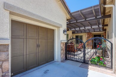 Gated courtyard