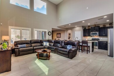 Great room toward kitchen