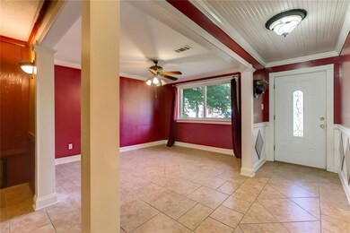 Foyer with Dining room on right