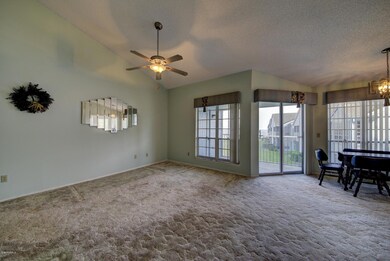 Living Area with view of River