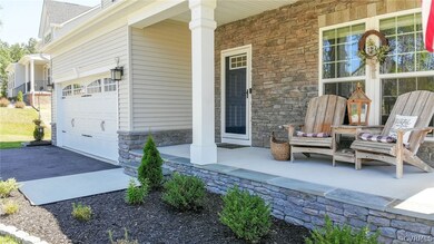 Cozy and welcoming front porch