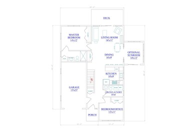 Conifer first floor plan