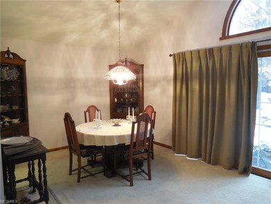 Formal Dining area is located off the kitchen and 