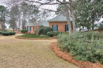 Nicely landscaped front yard.