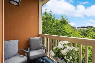 Tree top & seasonal downtown views from your private balcony!