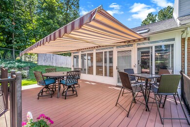 deck with awning