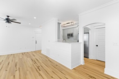 Living Room Into Kitchen