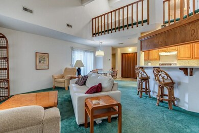 The Ceiling Sores To A Balcony Loft